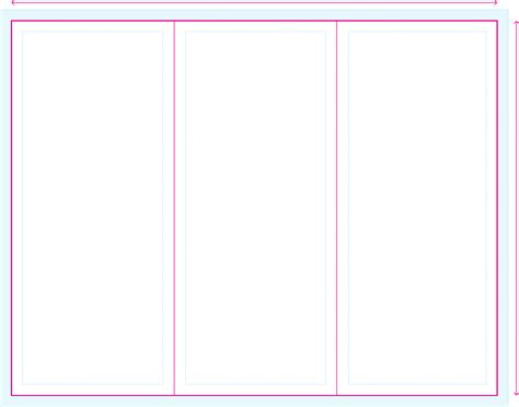blank tri fold brochure template.